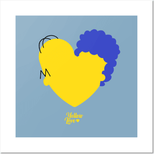 Yellow Love Posters and Art